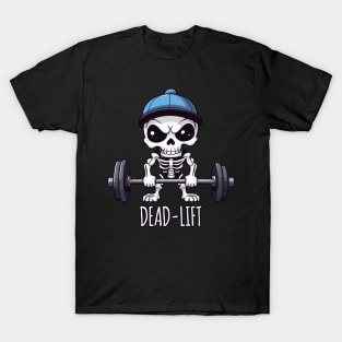 Halloween Dead-lift Skeleton T-Shirt